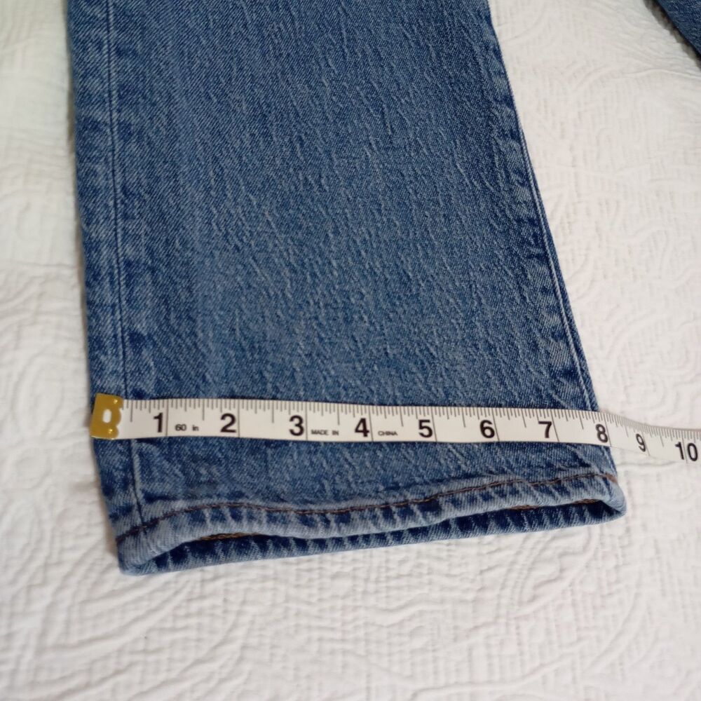 Madewell $128 The Tall '90s Straight Jean in Rondell Wash Size 27 Women's - Picture 13 of 14